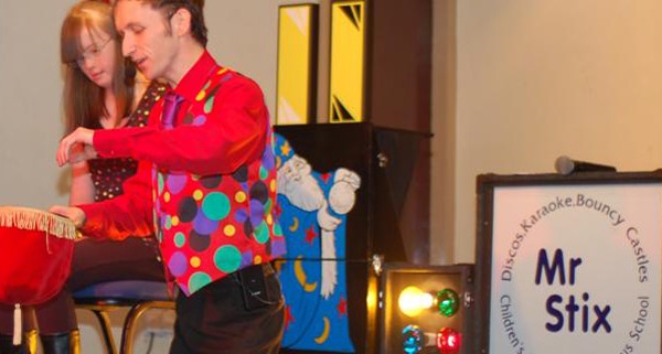 Disco karaoke with Mr Stix